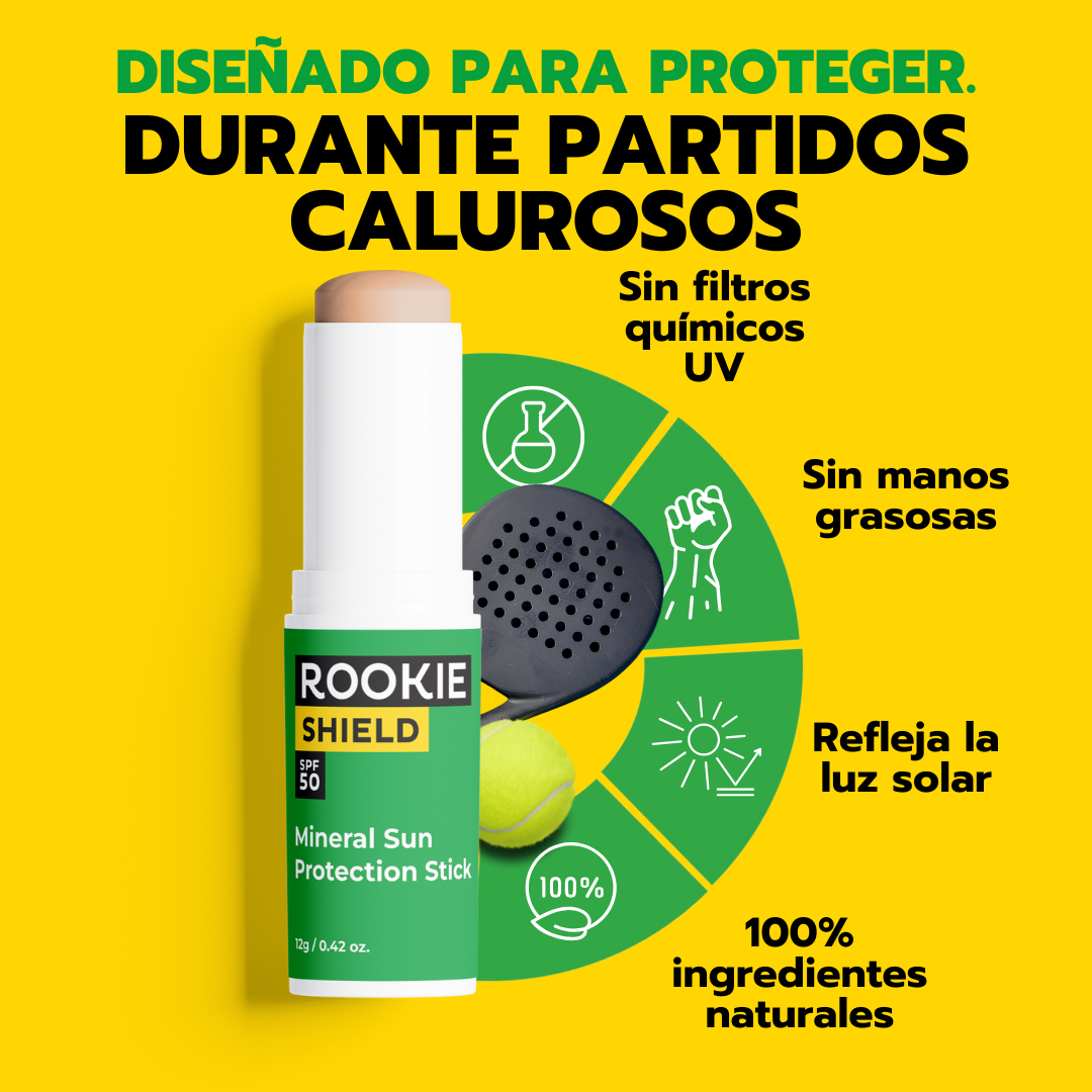 Barra de protección solar mineral FPS 50 (con color)